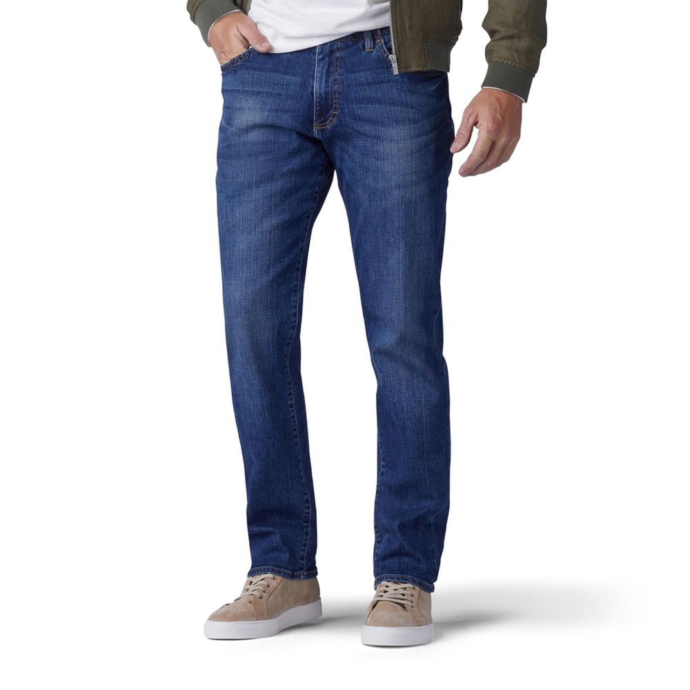 Lee Men's Extreme Motion Straight Taper Jean Maddox 42W X 32L